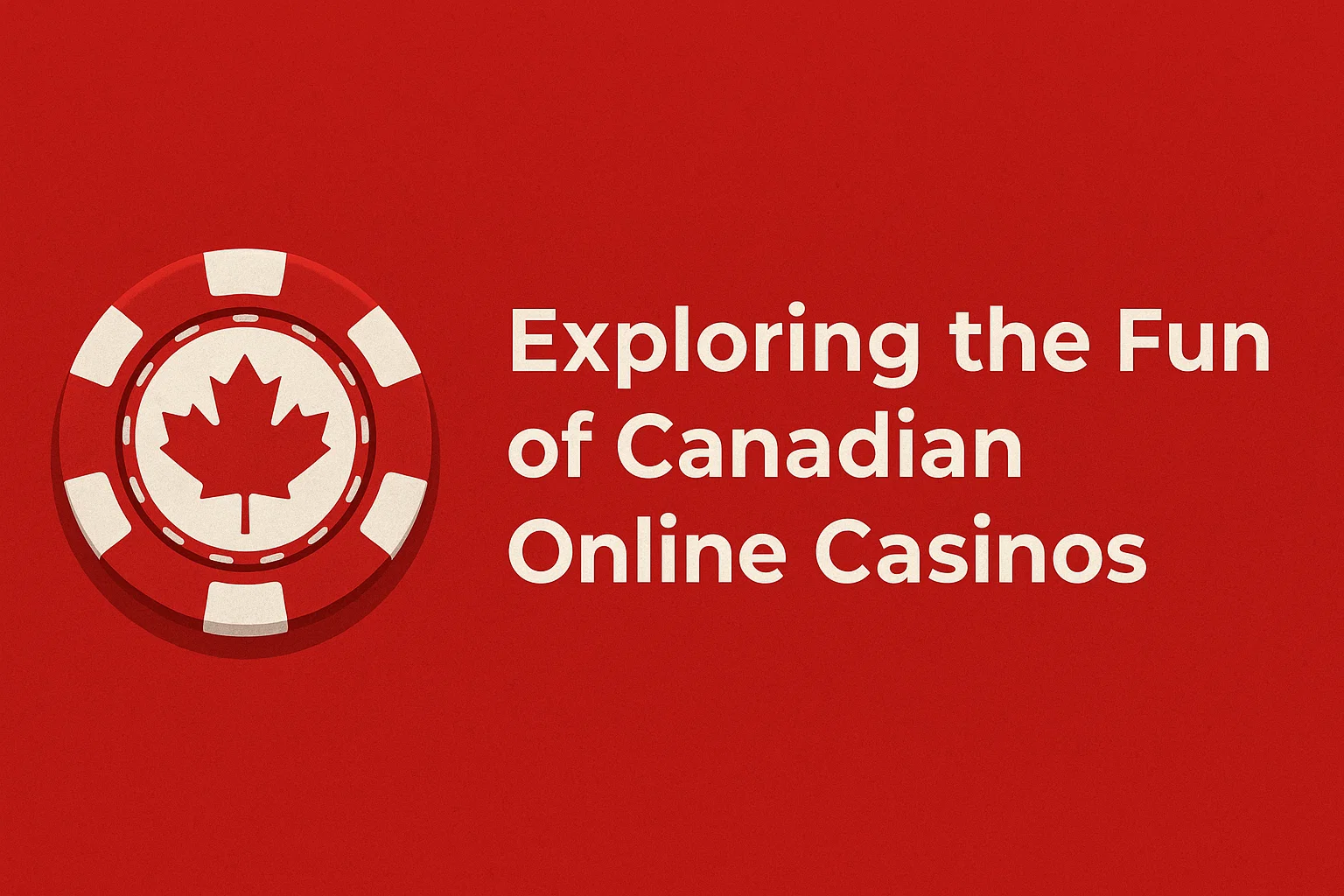 Exploring the Fun of Canadian Online Casinos